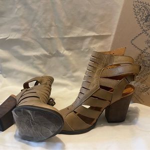 Free People buckle cut out booties , size 6 , new